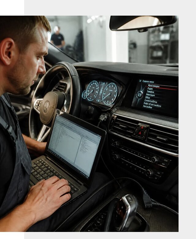 Русификация приборной панели BMW для авто в Сафонове от компании