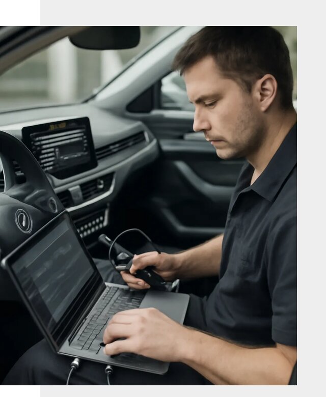 Настройка телематики автомобиля под ключ для авто в Сафонове